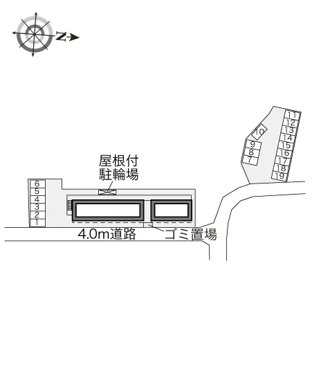 ★手数料０円★福岡市東区多々良２丁目 月極駐車場